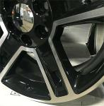 Chevy 1500 Silverado Black Machine Wheels Rims Sierra Yukon Fits 22"