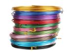 Bright Gold Color Small Coil Thin Painted Colored Steel Wire 0.4mm