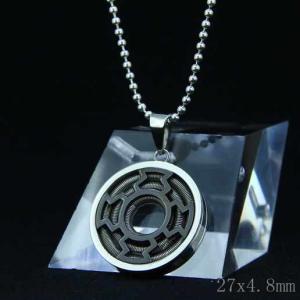 Wholesale Fashion High Quality Fashion Stainless Steel Round Shapped Necklace Pendant LPR110 from china suppliers