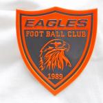 Stamp Embossed Shape Heat Transfer TPU Badge For Team Apparel