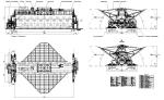 Coal Drum Reclaimers Bulk Cargo Handling Equipment For Stockyard
