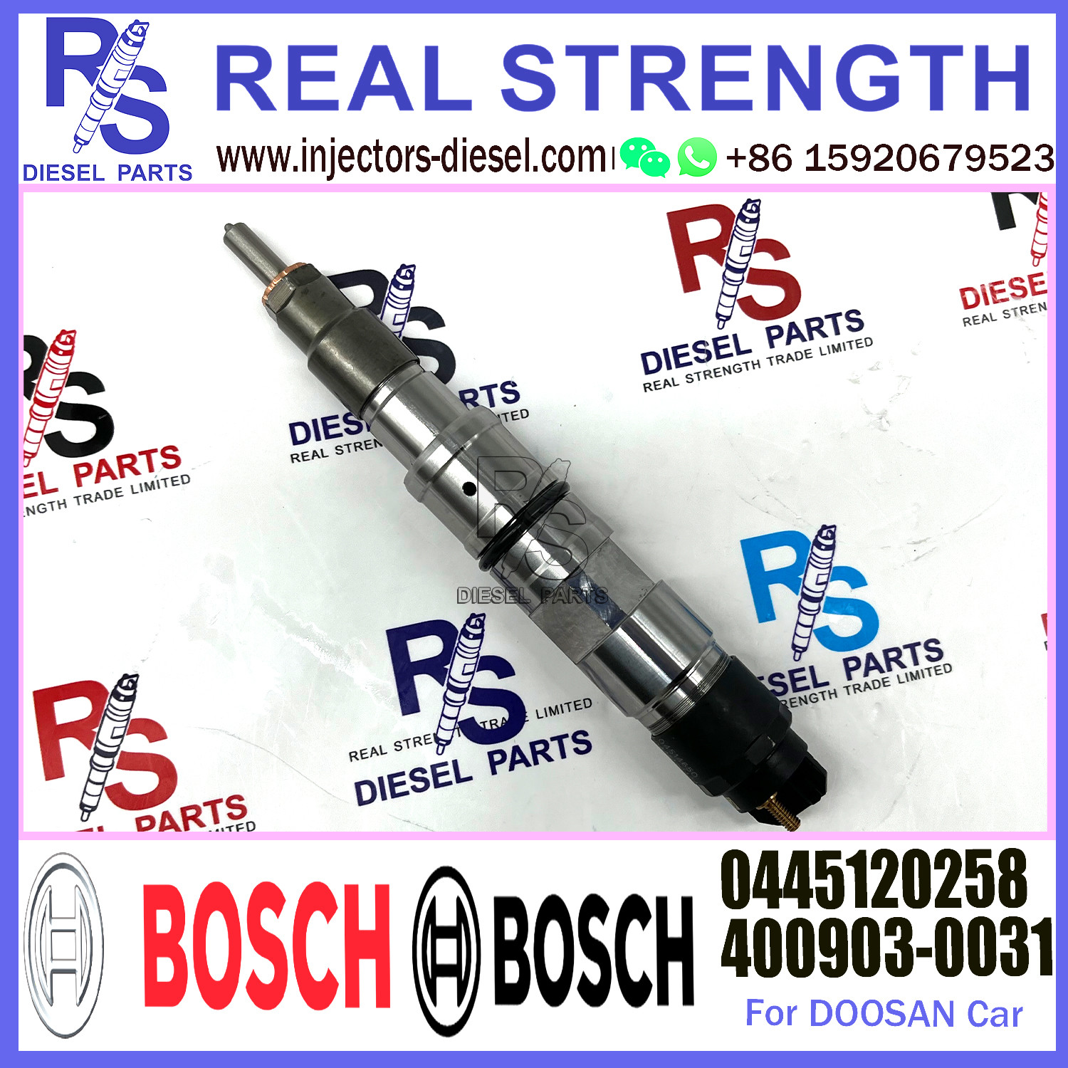 0445120258 400903-0031 Common Rail Injector For DOOSAN Engine