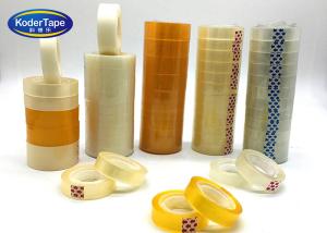 Wholesale Transparent Small Round Stationery Tape 35MIC - 50MIC Thickness For School Student from china suppliers