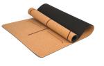 Cork Material Yoga Mat, Workout mat, Patterned Design Cork Yoga Mat, ECO