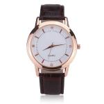 Diamond Bracelet Couple Quartz Watch Alloy Leather For Ladies Needle Buckle