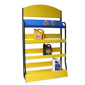 Wholesale Yellow Color 4 Tier Metal Freestanding Shelves For Car Accessories Store from china suppliers