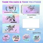 Thank You Cards, Christmas Stickers Set, Thank You Business Card Thank You Roll
