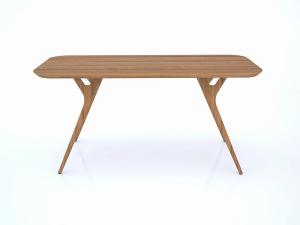 Wholesale Handcrafted Nordic Wooden Dining Table With Solid Structure Sturdy Legs from china suppliers
