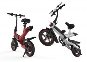 Wholesale Collapsible Pedal Assist Electric Bike , Urban Sports Electric Pedal Bike from china suppliers