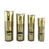 Buy cheap Special Shape Cosmetic Pump Bottle Gold Refillable Cosmetic Containers 80ml from wholesalers