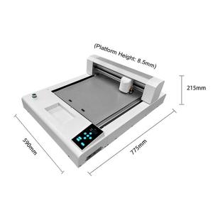 Wholesale Cardboard Paper Cutter A3 Size Flat Bed Guillotine Cutter A3 from china suppliers