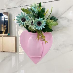 Wholesale Removable Electronics Silicone Case Flower Vase Detachable Wall Mounted from china suppliers