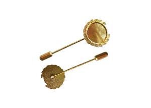 Wholesale Long Needle Pin Brooches Enamel Lapel Pins Badge Stick Mens Shirt Accessories from china suppliers