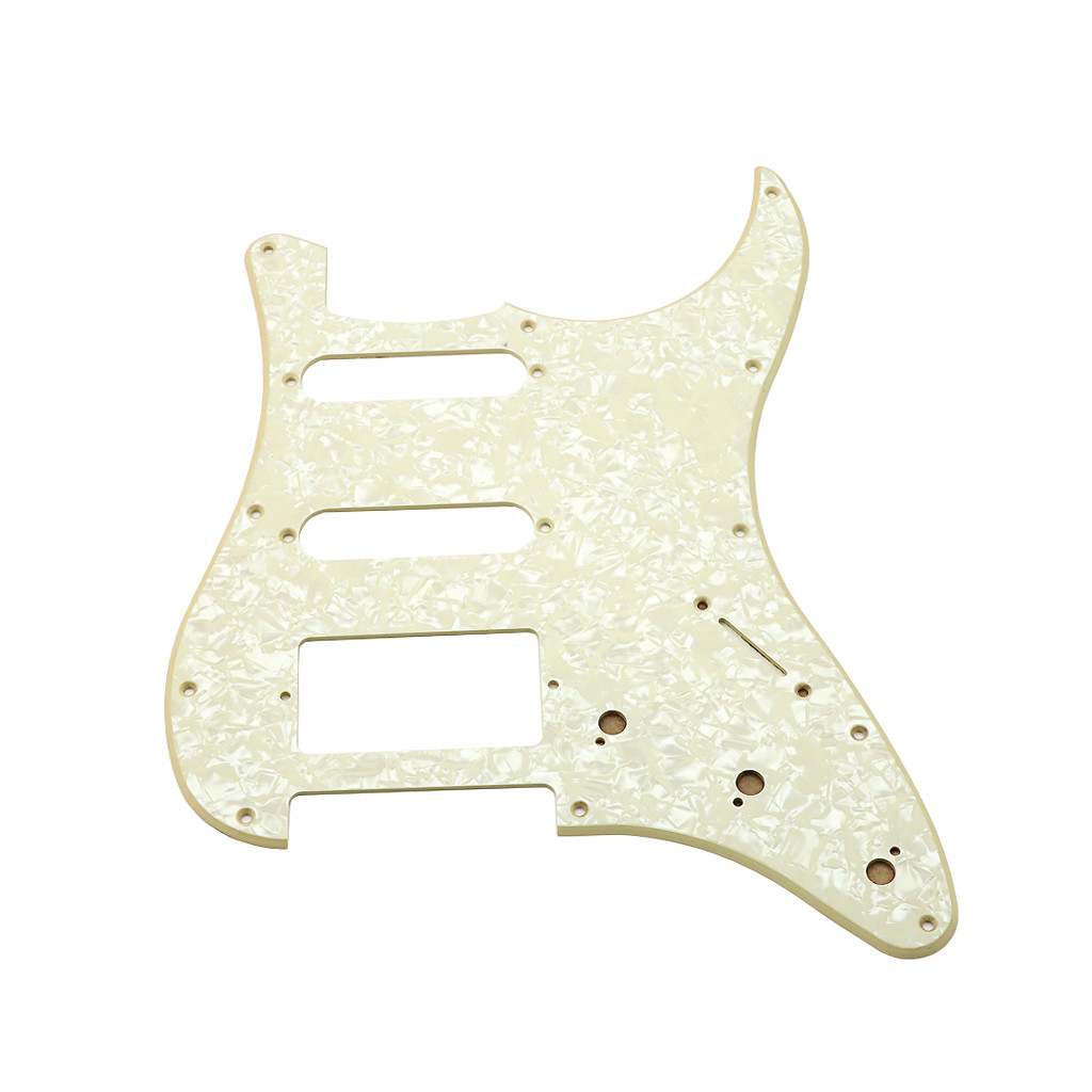 3 Ply SSH Guitar Pickguard Cream Pearl Humbucker Scratch Plate For ST Electric Guitars Accessories Parts