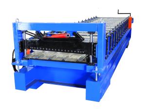 Wholesale Corrugated Steel Panel Roll Forming Machine Hydraulic Cutting CE ISO Certificated from china suppliers