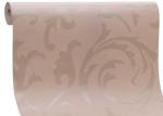 European Style Embossed Vinyl Wallpaper Silver Grey Leaf Pattern for Home ,