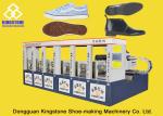 Leather Shoe Sole Making Machine , Rubber Shoe Insoles Vertical Injection