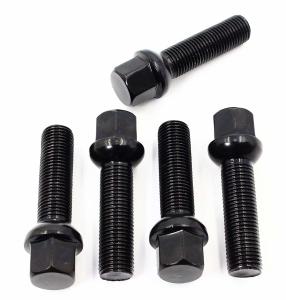 Wholesale Black Ball Seat Wheel Lug Bolts 2.75 Inch 45mm Shank Length 17mm Hex For Mercedes from china suppliers