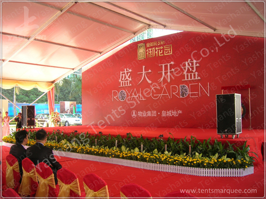 Custom 350 Seater Rent Event Tents Clear Span Marquee Theatre Style 16M X 25M