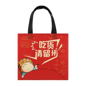 Wholesale PP Polypropylene Non Woven Take Away Bags Handled With Lamination from china suppliers