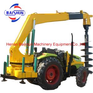 Wholesale Top supplier pole erection machine digger for plantation from china suppliers