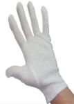 Sweat Absorbing Disposable Hand Gloves Rolled Rim Facillitate Easy Donning