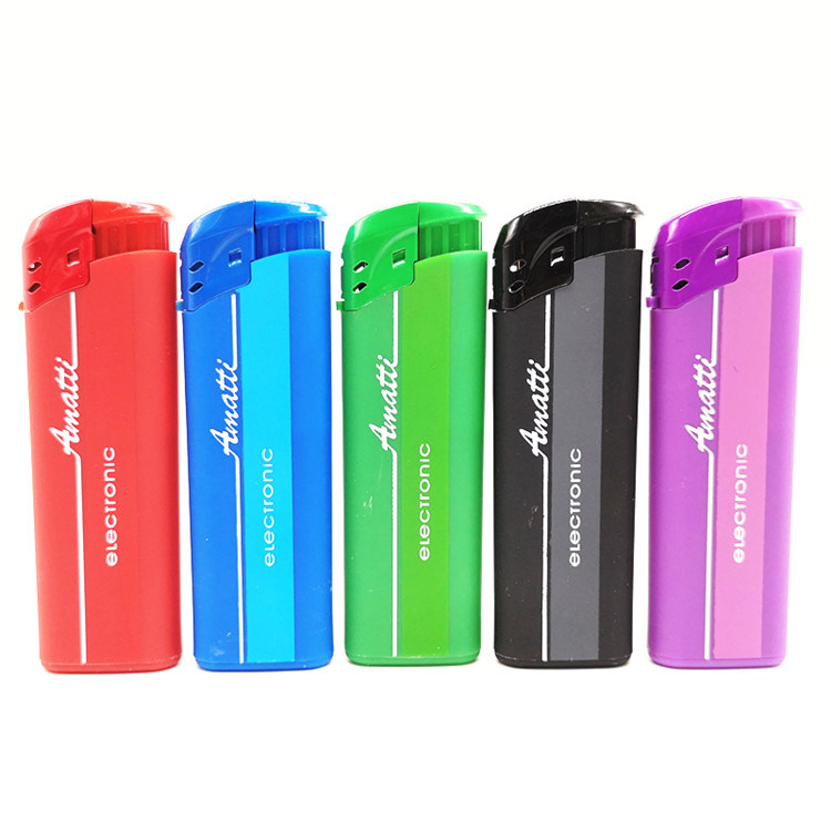 Printing Plastic Cigarette Lighter Electric Gas Lighter OEM High Quality Lighter