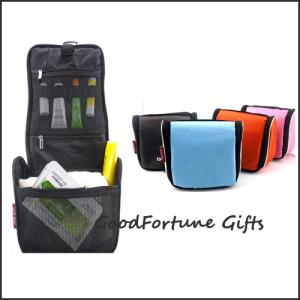 Wholesale promotion nylon travel cosmetic travel portable wash bag gift from china suppliers