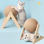 Cat Scratching Ball Toy Suitable Training Sisal Rope Board Crushing Foot Stocked