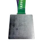 Zinc Alloy Metallic Large Size Graffiti Square Medal / Holiday Medal