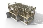 Prefabricated houses light gauge steel framing machine, price of steel frame