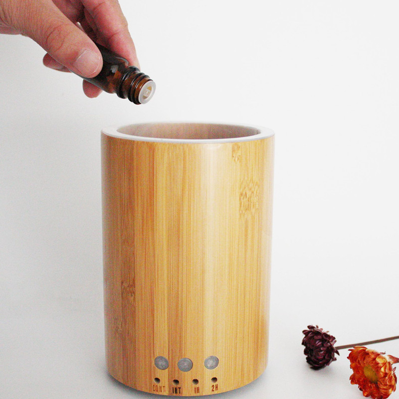 24V Best Bamboo Humidifier Ionizaer Spa Ultrasonic Aroma Diffuser for Dry Skin Voltage V