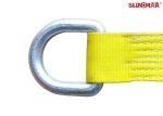 Self Tightening Ratchet Tie Down Straps With D Ring GS TUV Approved