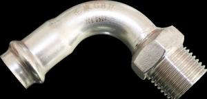 Wholesale High Strength Carbon Steel Press Fittings 90 Degree Male Elbow Type from china suppliers