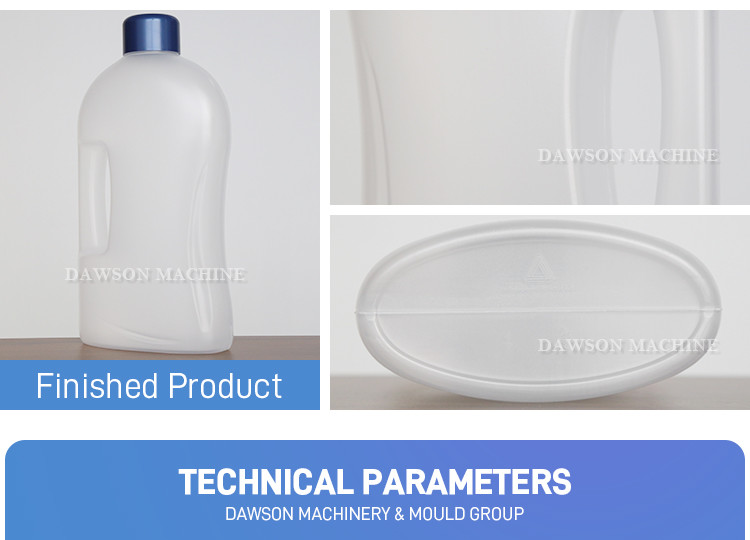 High Productivity Extrusion Moulding Machine For 2-5L Laundry Detergent Bottle HDPE LDPE PP