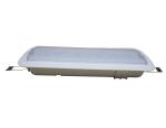 Battery Operated LED Ceiling Recessed Emergency Light With Fire Resistance ABS