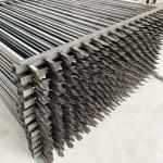 Zinc Steel Guardrail Fence 2M*1.5M anti-corrosion treatment fence Black simple