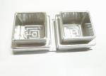 Square Shape Aluminum Machined Parts , CNC Precision Parts ISO Certification