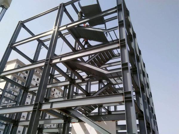 3-5 storeys prefabricated steel frame warehouse, offices, shopping mall