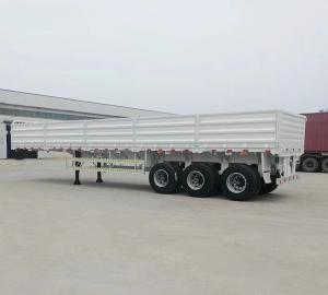 Wholesale 12 Tire Multifunctional Side Wall Fence Cargo Semi Truck Trailer with Fuwa / BPW Axle from china suppliers
