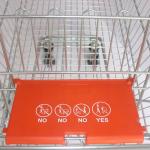 125L Zinc with Epoxy Asian Series Supermerket Metal Shopping Trolley