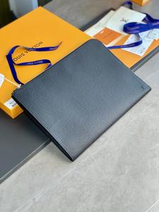 Wholesale Designer Louis Vuitton Pochette Jour GM Cuir Taurillon Leather In Black Noir Purses from china suppliers