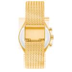 Gold plated japanese movement chronos stainless steel back 5atm water resistant