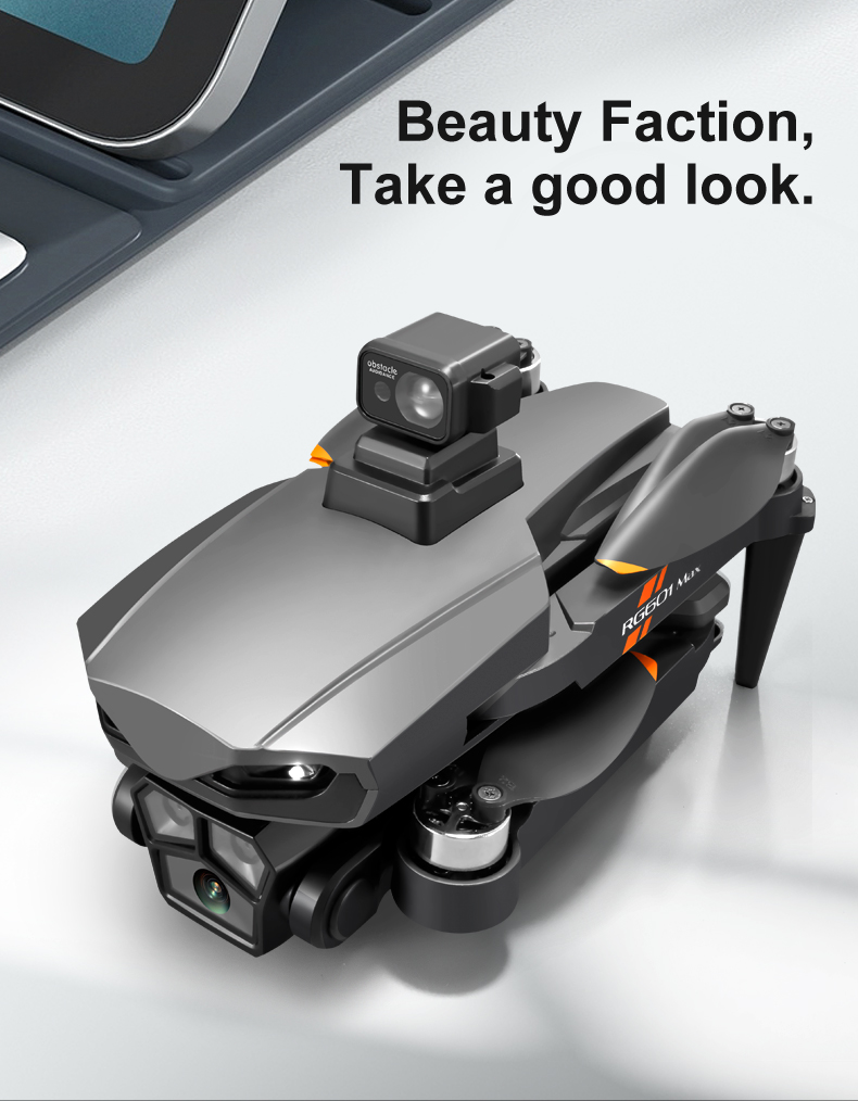 Rg601 Max Professional Gps Drone With 8k Camera 5G Wifi Fpv Rc Quadcopter 600m Remote Gesture Photography Following Drone