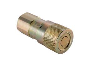 Wholesale IATF16949 Steel Flat Face Coupler , 0.25'' Flat Face Quick Disconnect from china suppliers