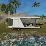 20 ㎡ 6 Tons Mobile Capsule House For Diversified Prefabricated Construction