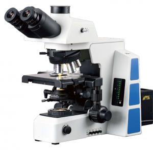 China Trinocular Medical Lab Biological Microscope Para Celular 180 X 155mm White on sale