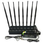 8 Antennas 20W Desktop Mobile Phone Signal Jammer Blocker Block GSM 3G 4G LTE
