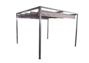 Wholesale Metal Top Garden Tents 3x3 Outdoor Steel Gazebo With Sun Shade from china suppliers