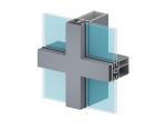 Heat Insulation Aluminium Curtain Wall Profile 0.8-3.0mm Thickness